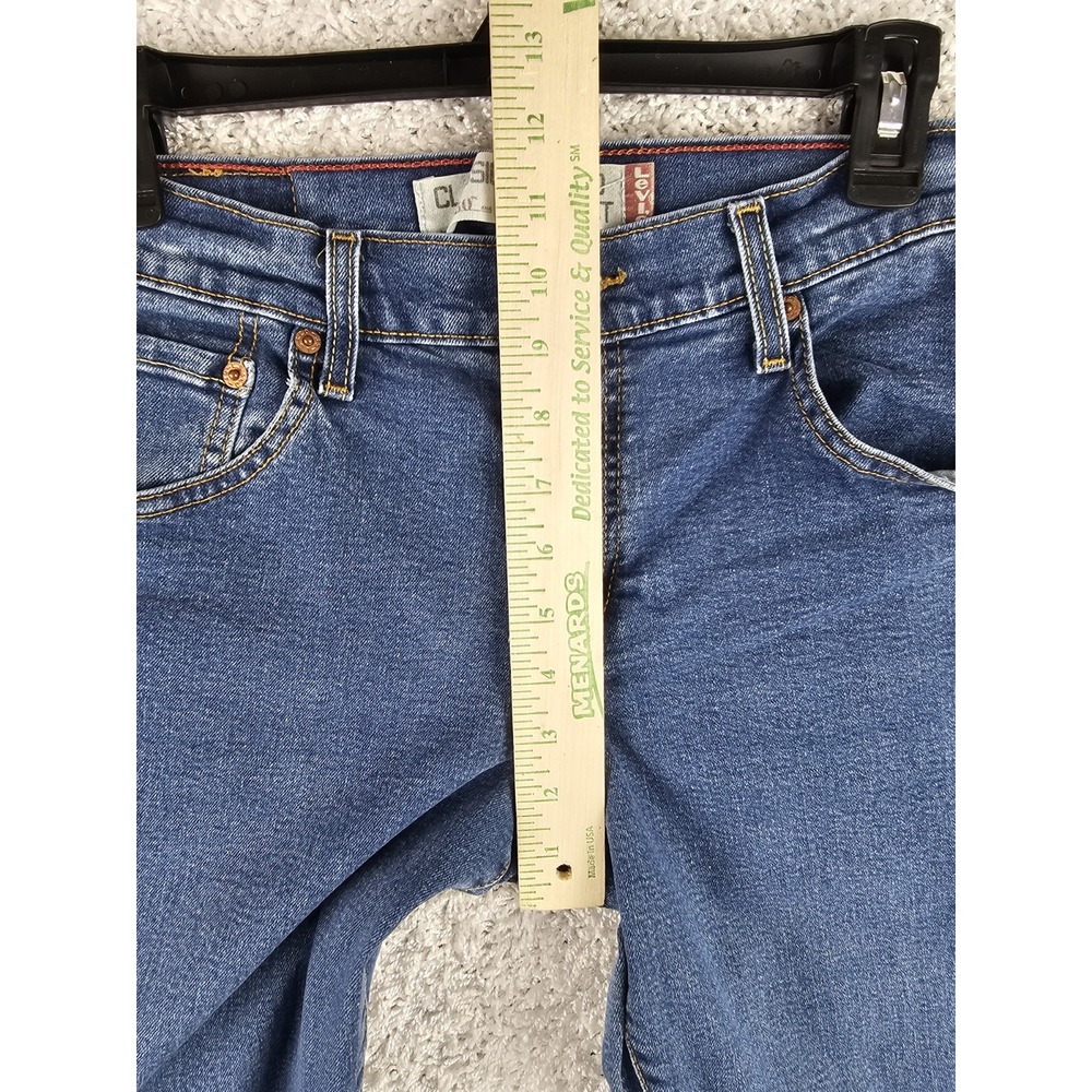 Vtg Levis 350 Relaxed Straight Jeans Womens‎ 6m (27x29) Bootcut Blue Denim Jeans - Picture 9 of 15